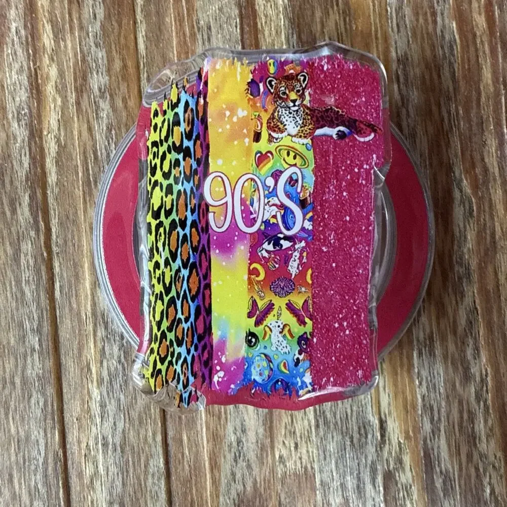 Magnetic Lisa Frank 90s Pop Up Phone Grip